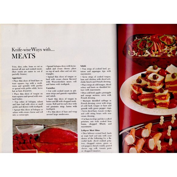 The Electric Knife Way to Better Carving 1967 1st Ed Softcover Color Photos - Picture 5 of 10